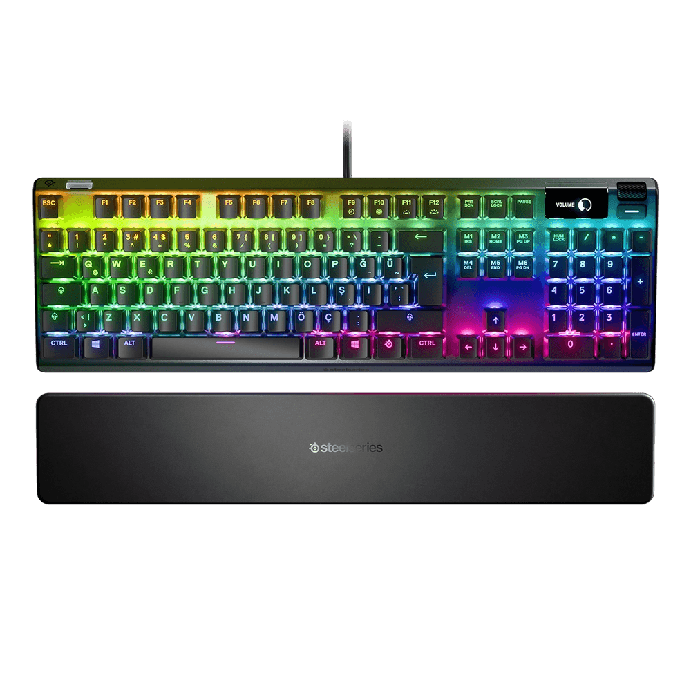 Teclado Mecânico Gamer Steelseries Apex 7, Switch Red, US, Anti