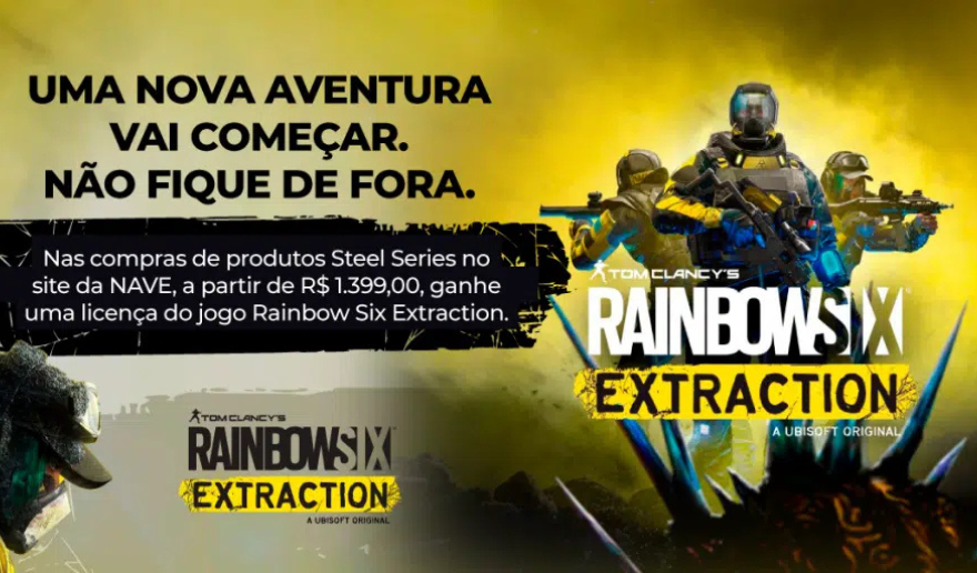 Benefício BUNDLE STEELSERIES EDIÇÃO LIMITADA  para produtos SteelSeries