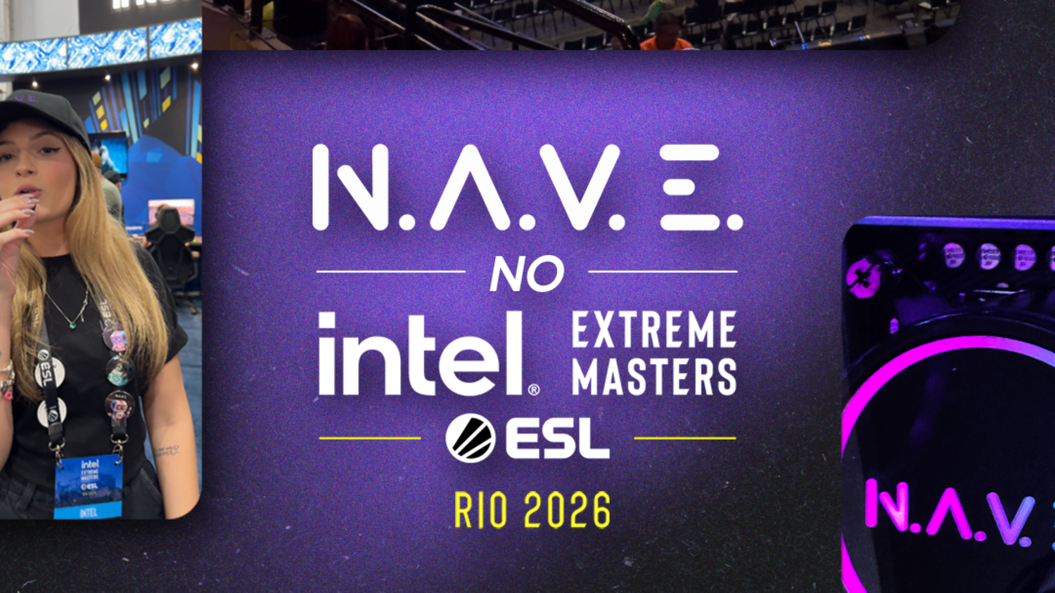 NAVE no IEM Rio 2026: tecnologia, comunidade e performance no maior palco de Counter-Strike do Brasil