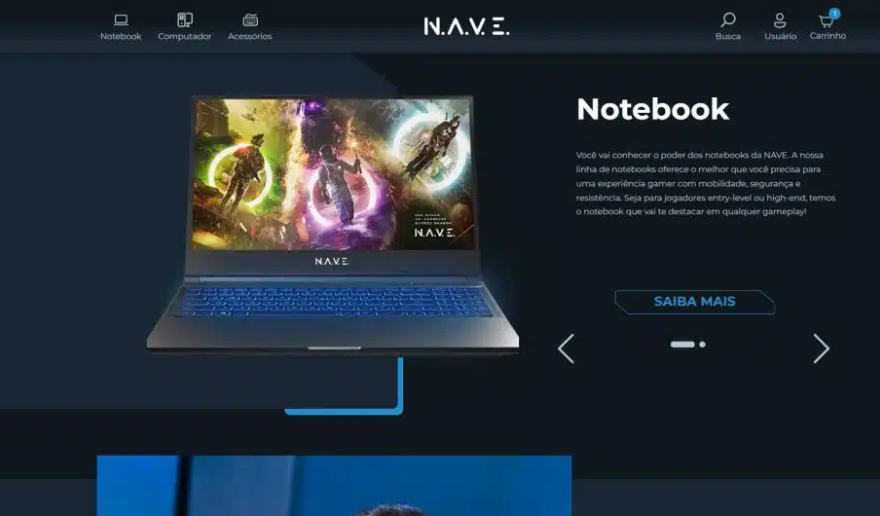 Novo site da NAVE: mais moderno para você embarcar no mundo dos games