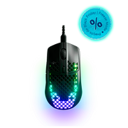 Mouse Gamer Steelseries Aerox 3, RGB, 8.500 CPI, USB-C, Preto - 62611