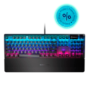 Teclado Apex 5 Steelseries, Hybrid Mechanical RGB, OLED Smart Display - 64532