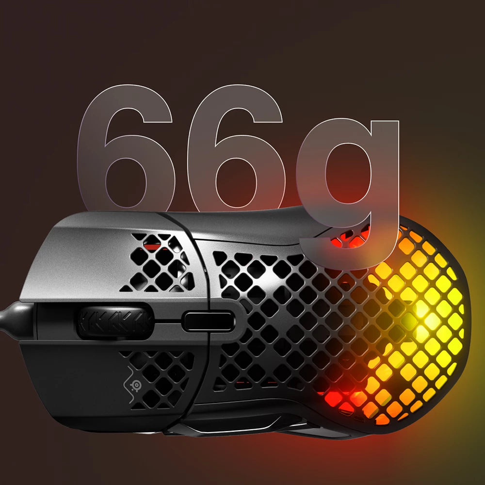 O mouse Aerox 5 é ultraleve