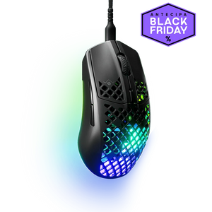 Mouse Gamer Steelseries Aerox 3, RGB, 8.500 CPI, USB-C, Preto - 62611