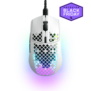 Mouse Gamer Steelseries Aerox 3, RGB, 8.500 DPI, USB-C, Branco - 62603