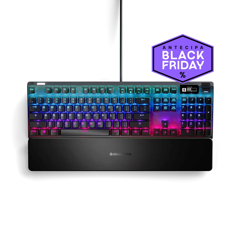 Teclado Mecânico Gamer Steelseries Apex PRO, RGB, Switch OmniPoint, US - 64626