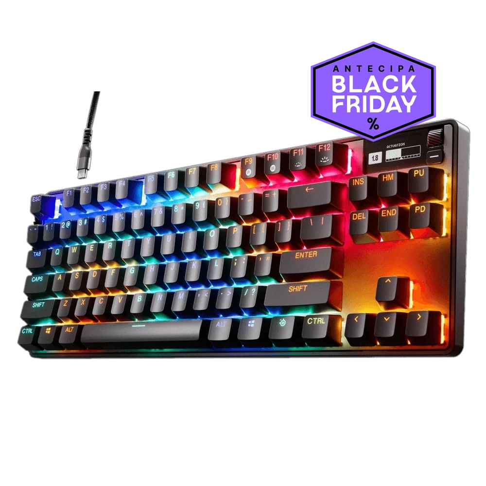 Teclado Mecânico Gamer Steelseries Apex PRO TKL, RGB, Switch OmniPoint, US - 64856