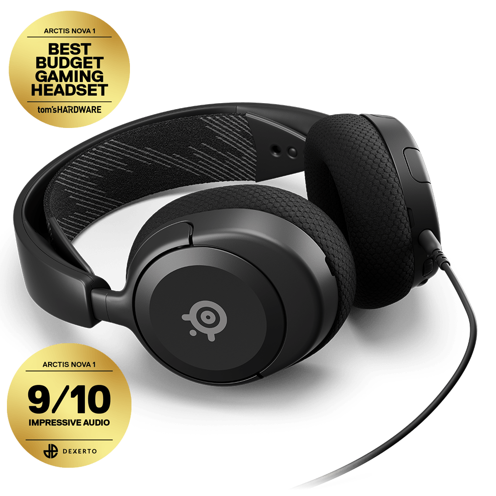 Headset Steelseries Arctis Nova 1 - PC, Mac, PS4, PS5, Xbox, Switch e Dispositivos Móveis - Fone - 61606