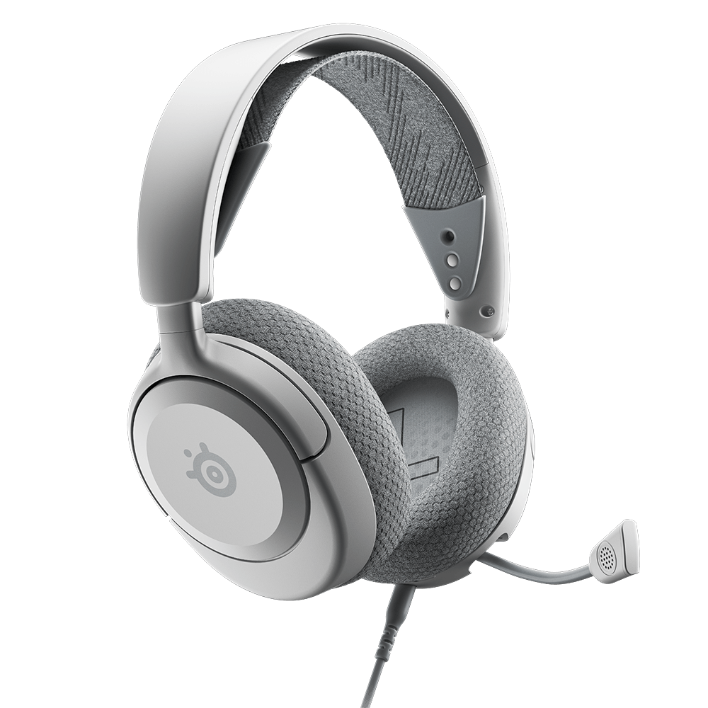 Headset Steelseries Arctis Nova 1  Branco - PC, Mac, PS4, PS5, Xbox, Switch e Dispositivos Móveis - Fone - 61607