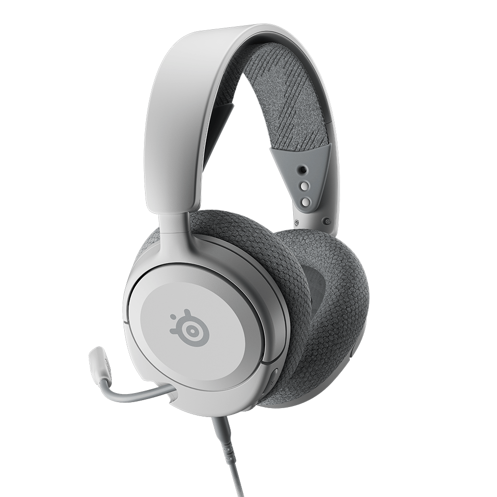 Headset Steelseries Arctis Nova 1  Branco - PC, Mac, PS4, PS5, Xbox, Switch e Dispositivos Móveis - Fone - 61607