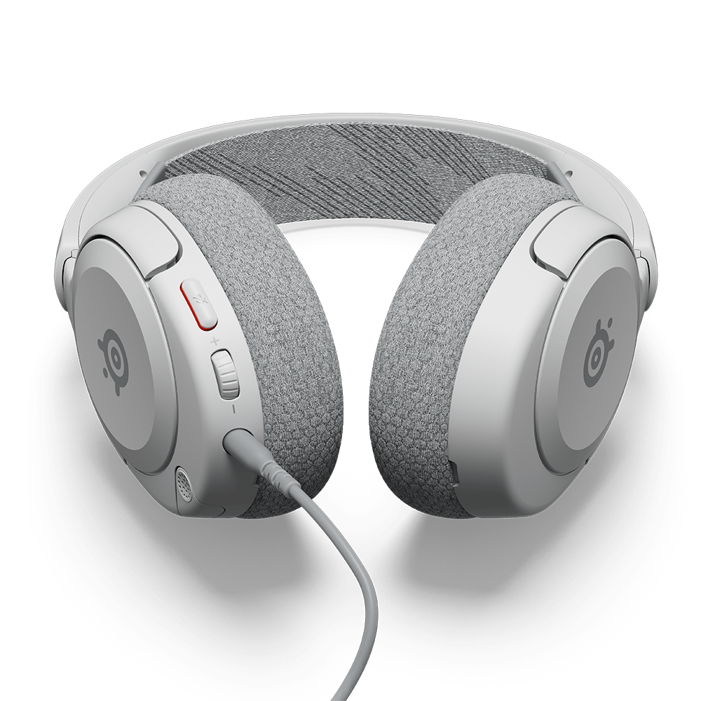 Headset Steelseries Arctis Nova 1  Branco - PC, Mac, PS4, PS5, Xbox, Switch e Dispositivos Móveis - Fone - 61607