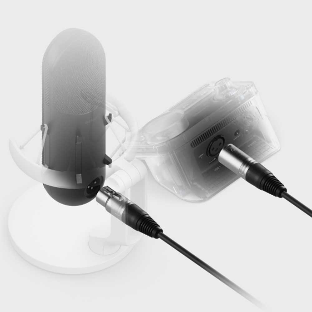 Microfone Alias Pro - Gamer De Mesa Condensador Steelseries Alias Pro, RGB, USB-C - Streamer Podcast - 61596