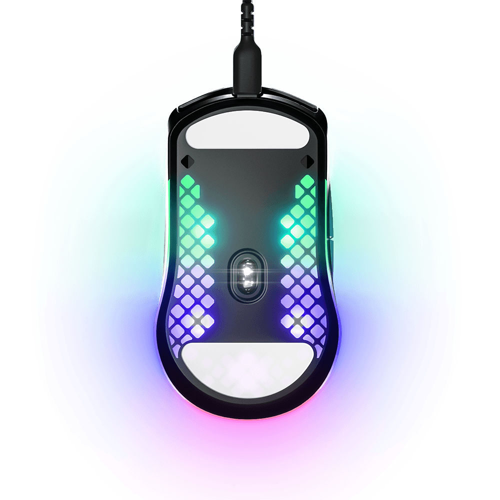 Mouse Gamer Steelseries Aerox 3, RGB, 8.500 CPI, USB-C, Preto - 62611