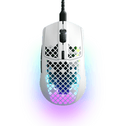 Mouse Gamer Steelseries Aerox 3, RGB, 8.500 DPI, USB-C, Branco - 62603