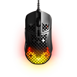 Mouse Gamer Steelseries Aerox 5, RGB, 18.000 DPI, USB-C, Preto - 62401