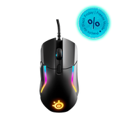 Mouse Gamer Steelseries Rival 5 9 botões programáveis - 18.000 CPI – Preto - 62551