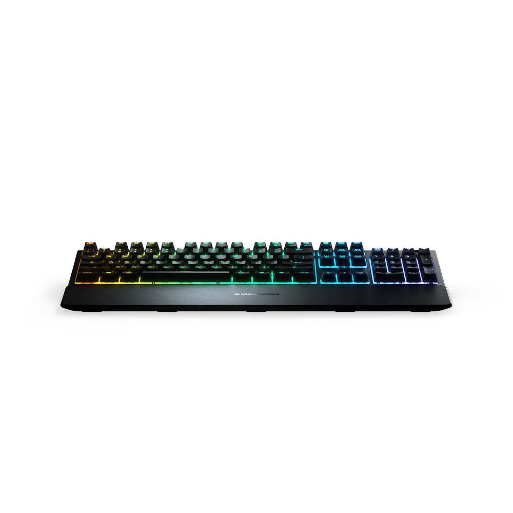 Teclado Apex 3 Steelseries, RGB, Anti-Ghosting, Switches Whisper-Quiet, BR - 64796