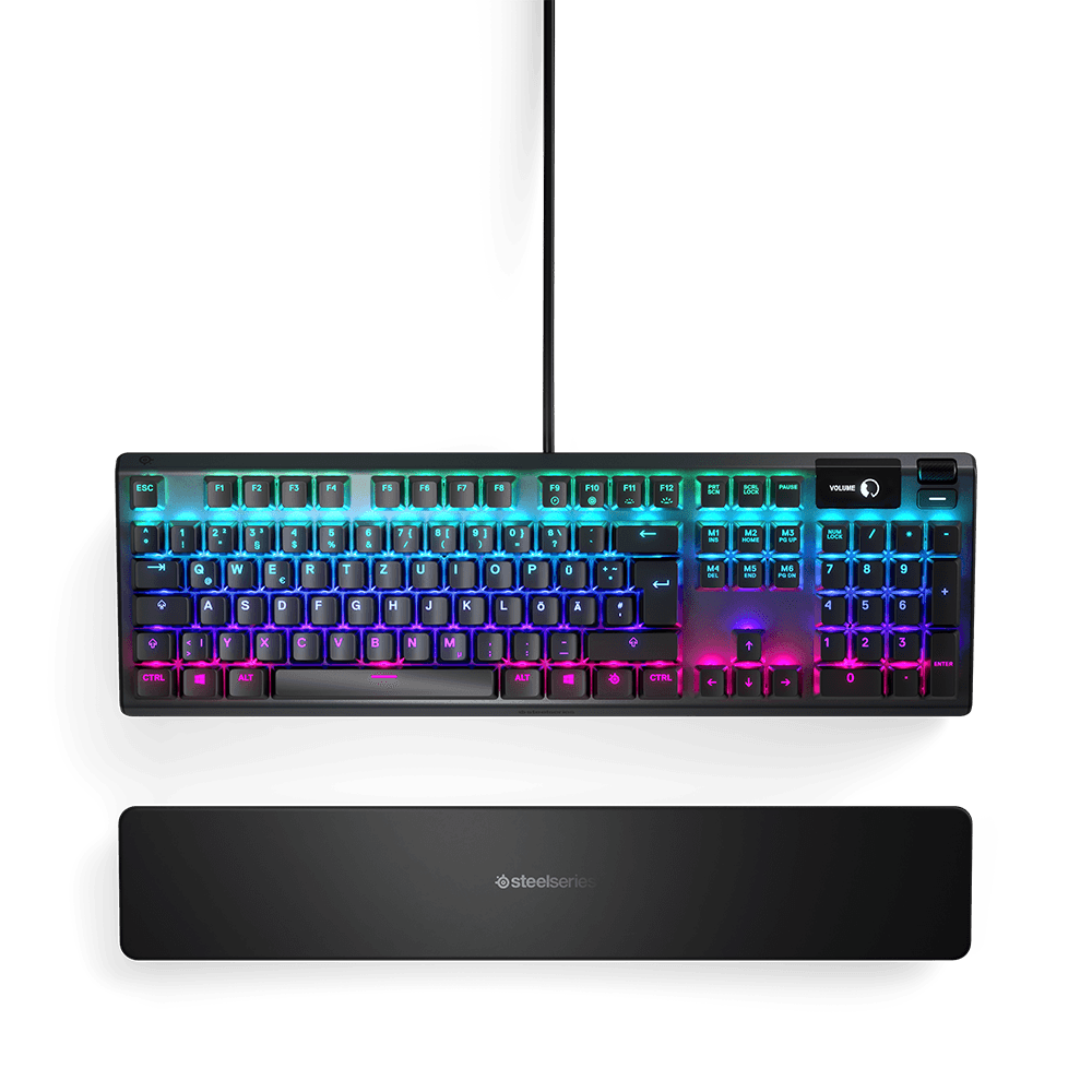 Teclado Apex 5 Steelseries, Hybrid Mechanical RGB, OLED Smart Display - 64532