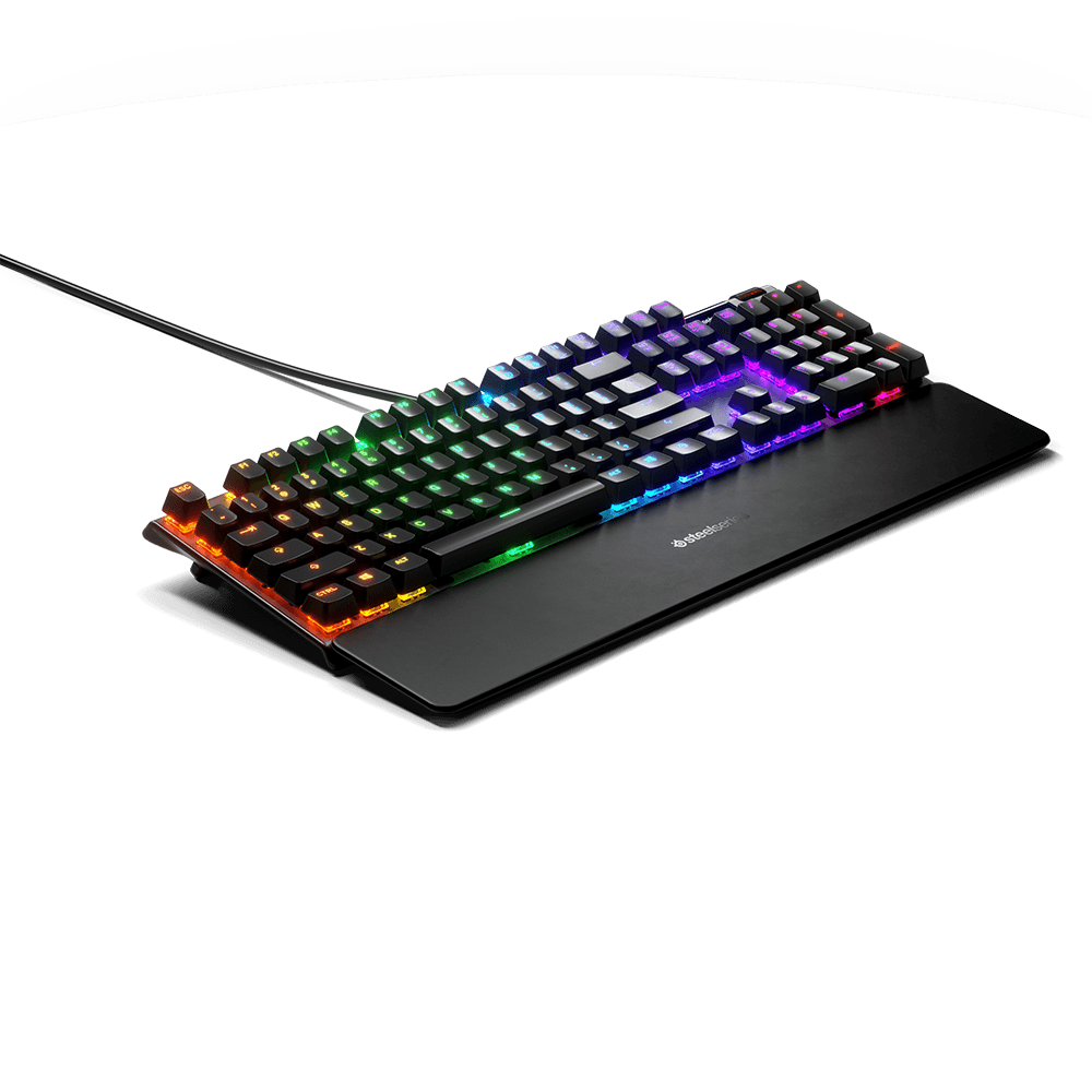 Teclado Apex 5 Steelseries, Hybrid Mechanical RGB, OLED Smart Display - 64532