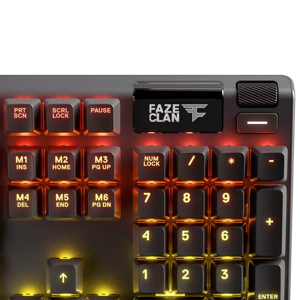 Teclado Mecânico Gamer Steelseries Apex 7, Switch Red, US, Anti-Ghosting, Preto - 64636