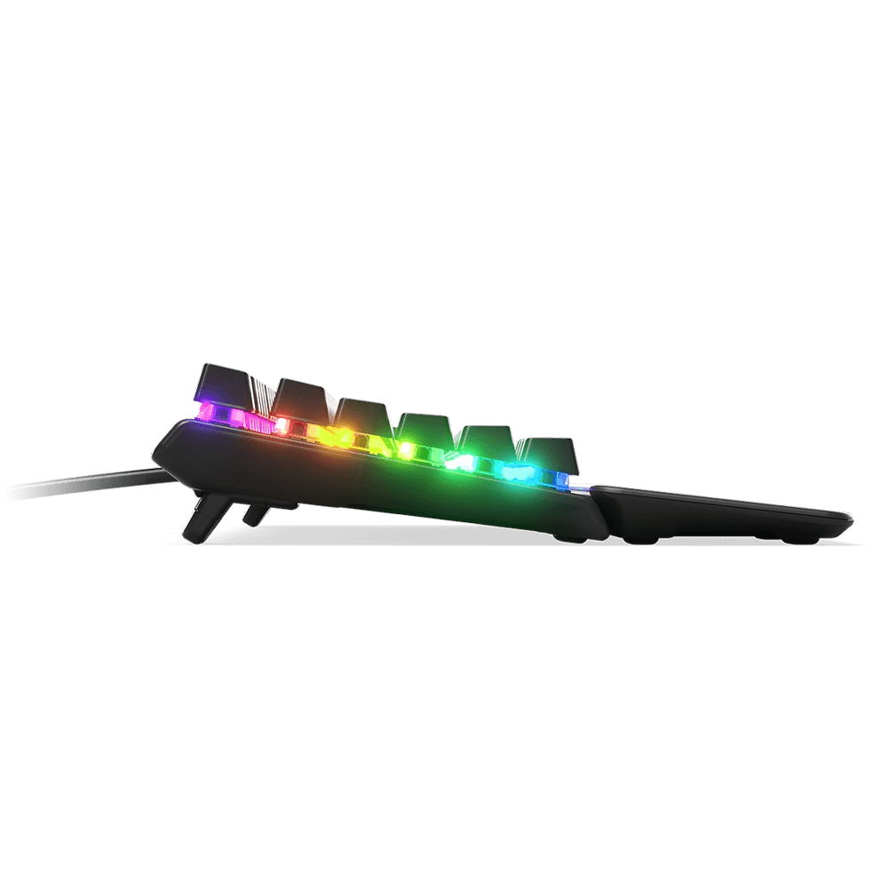 Teclado Mecânico Gamer Steelseries Apex 7, TKL, RGB, Switch Red, Anti-ghosting, US, Preto - 64646