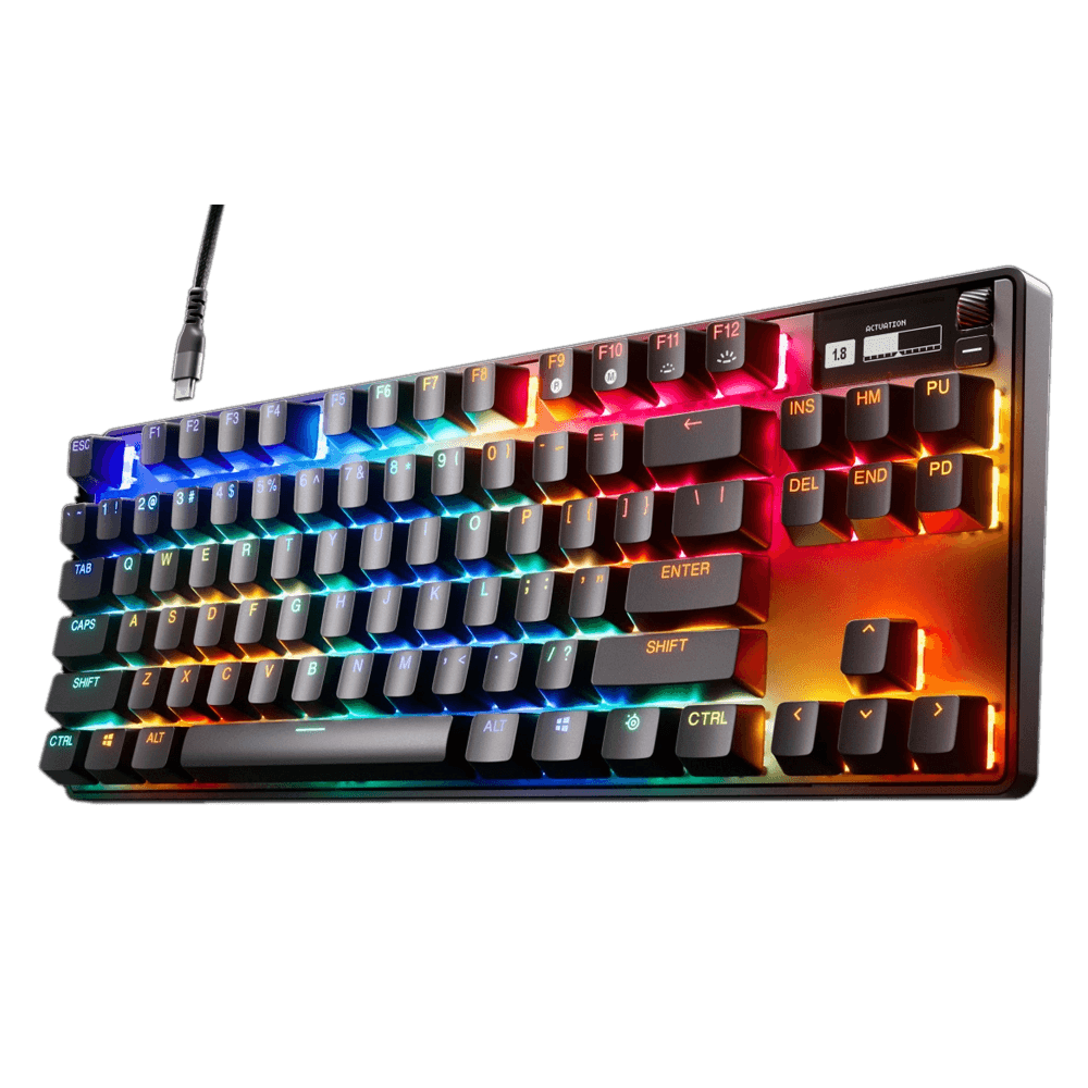 Teclado Mecânico Gamer Steelseries Apex PRO TKL, RGB, Switch OmniPoint, US - 64856